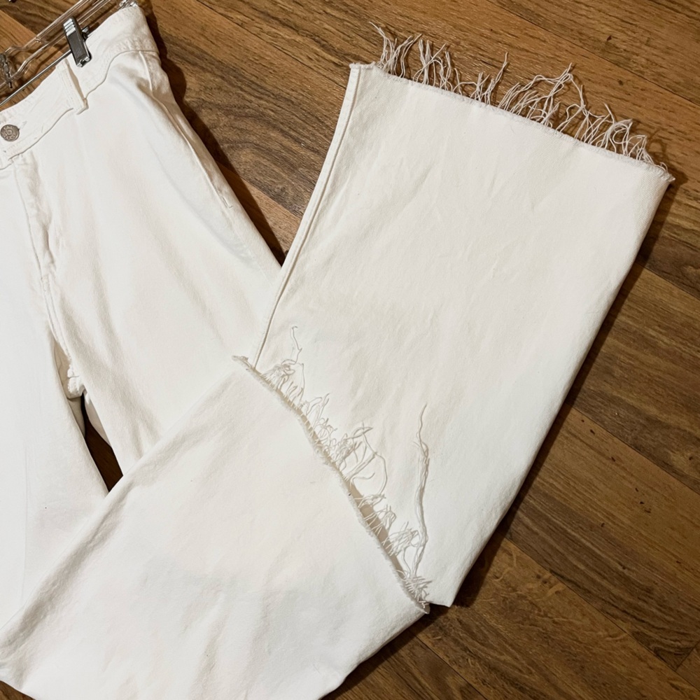 Mango Catherine Culotte High-Rise Jeans - Picture 6 of 13